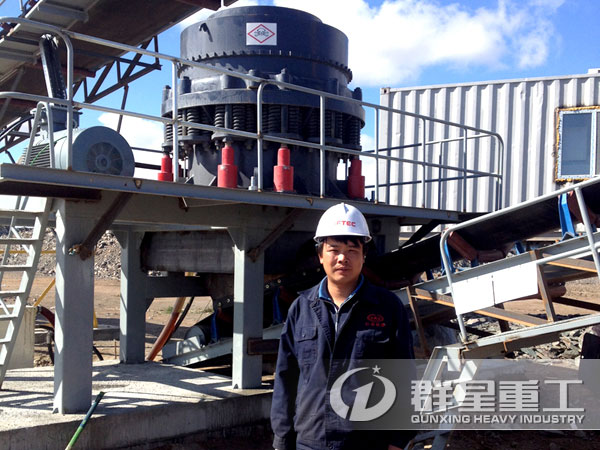 技術專家現場合影